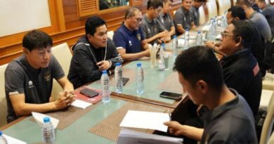 Erick Thohir semangati timnas Indonesia jelang Final Piala AFF U-23