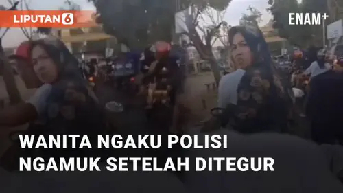 VIDEO: Detik-detik Wanita Ngaku Polisi Ngamuk Setelah Ditegur Karena Serobot Antrian