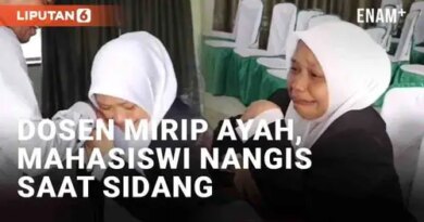 VIDEO: Viral Mahasiswi Nangis Saat Sidang Skripsi Karena Dosen Penguji Mirip Almarhum Sang Ayah