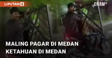 VIDEO: Maling Pagar Di Medan Ketahuan, Warga Berhasil Gagalkan Aksi Pencurian!