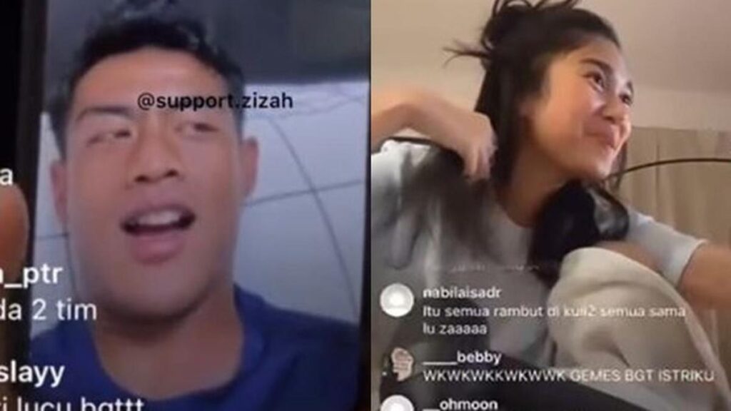 5 Momen Gestur Arhan Live IG Bareng Azizah Saling sindir dan sama-sama cuek