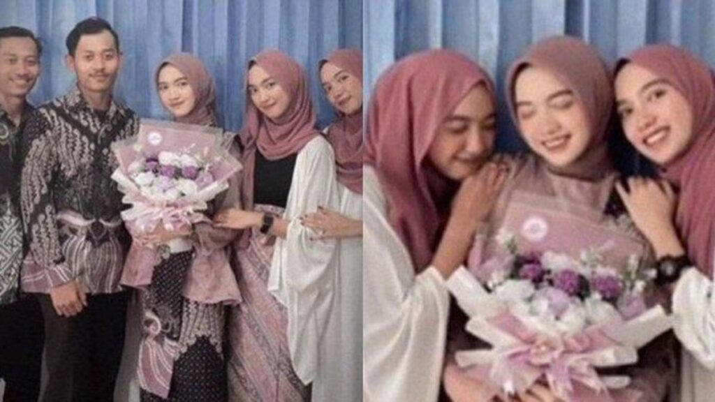 6 Potret Rizki Rizka Rizke, Gadis Kembar Tiga Jadi Viral Gara-gara Lamar Pria Kembar