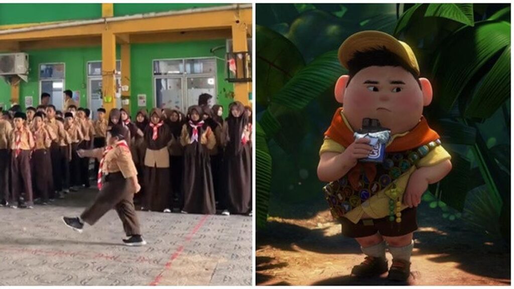 Bocah Viral Jadi Pemimpin Upacara Disebut Mirip Russell di Film Up, Bikin Kesal