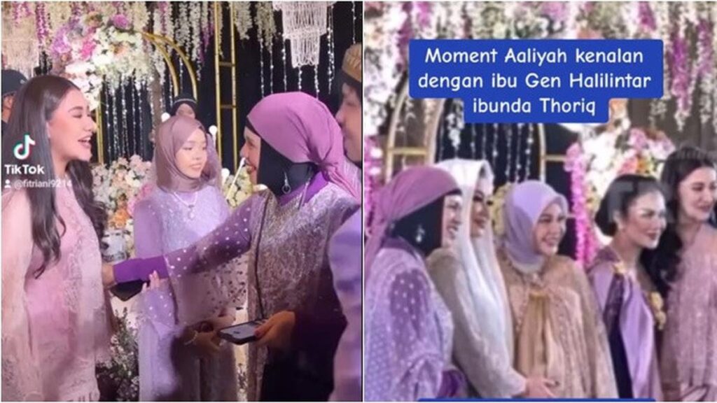 6 Potret Mesra Aaliyah Massaid dan Ibu Thariq Halilintar, Sedang Perbincangan Hangat