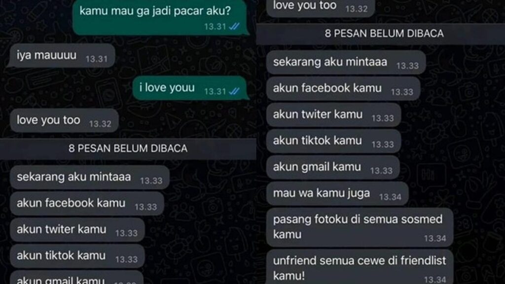 6 Obrolan Pacar Posesif Ini Bikin Kamu Menggosok Dada, Uji Kesabaranmu