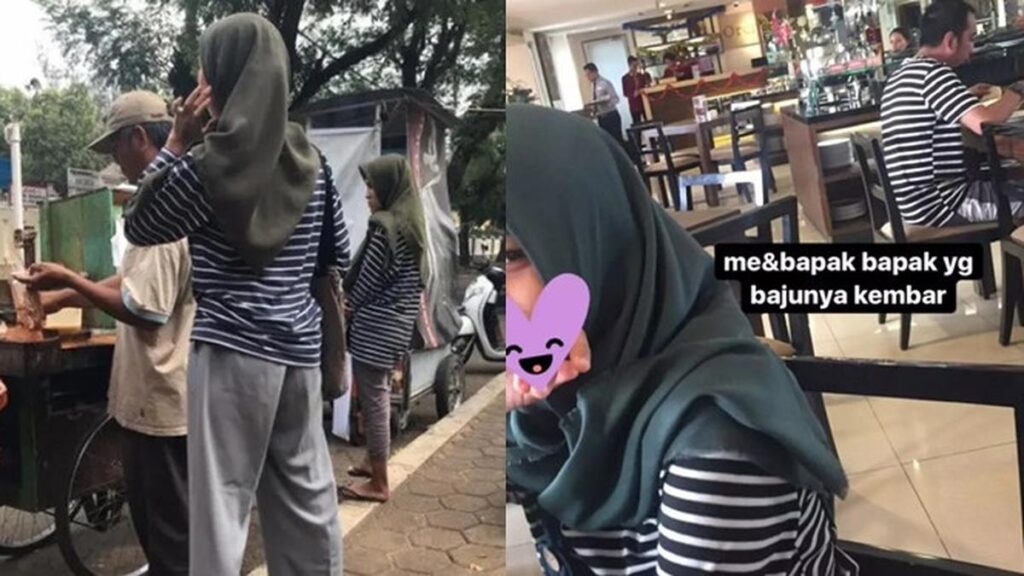 6 Momen Tak Sengaja Orang Pakai Baju Bergaris Hitam Putih yang Sama, Pakaian Sejuta Umat