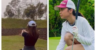 6 Potret Azizah Salsha Jajal Beragam Olahraga, Golf, dan Menembak
