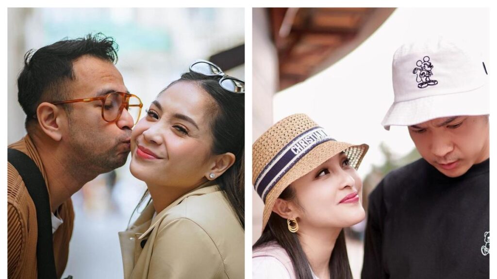 Tanpa Anak, Inilah 6 Potret Berbeda Gaya Liburan Sandra-Harvey dan Raffi-Nagita