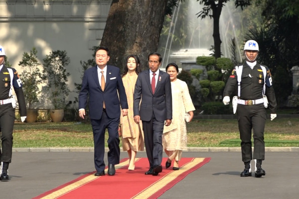 Presiden Jokowi gelar pertemuan bilateral dengan Presiden Korsel