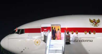 Presiden dan Ibu Negara tiba di New Delhi India