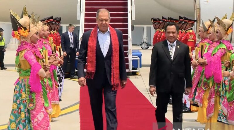 Menlu Rusia Sergey Lavrov tiba di Indonesia hadiri KTT ASEAN