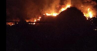 Tim gabungan buka jalur pemadaman api di lereng Gunung Jayanti