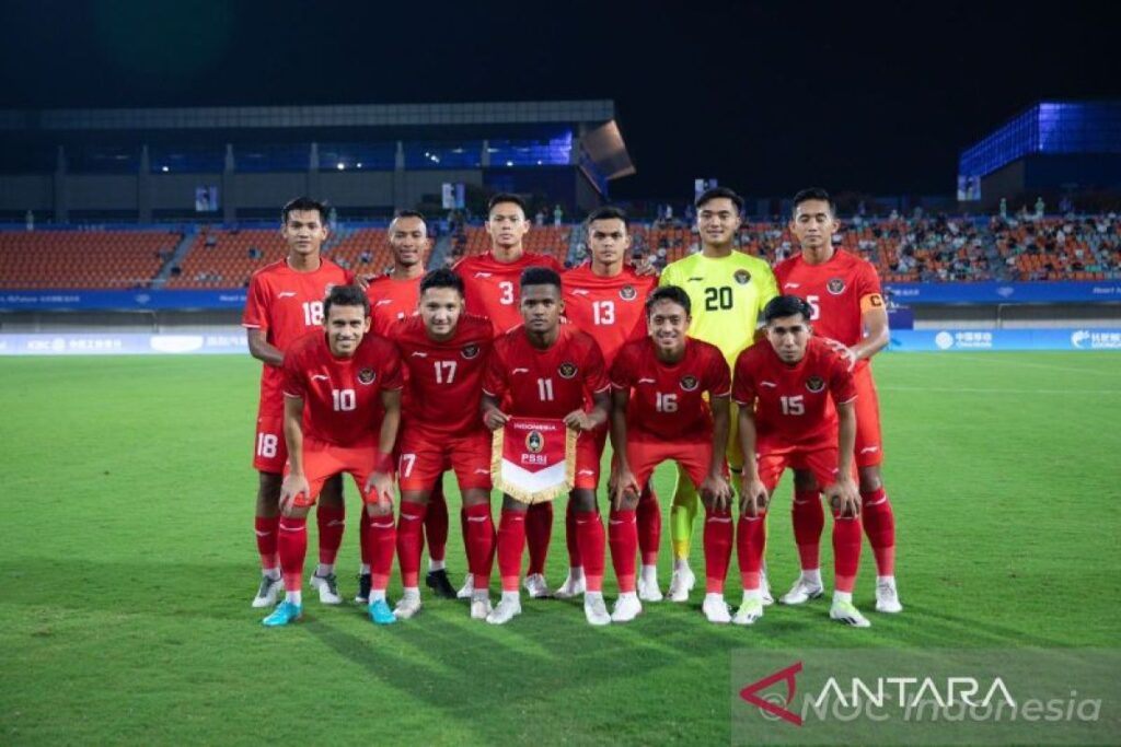 Indonesia pukul Kirgistan 2-0 pada laga pembukaan Grup F Asian Games