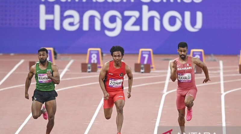 Muhammad Zohri lolos ke final 100 meter putra