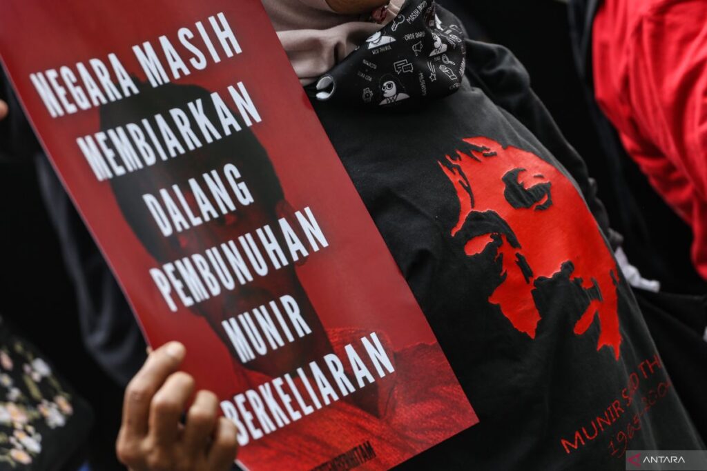 Aksi peringatan 19 tahun pembunuhan Munir