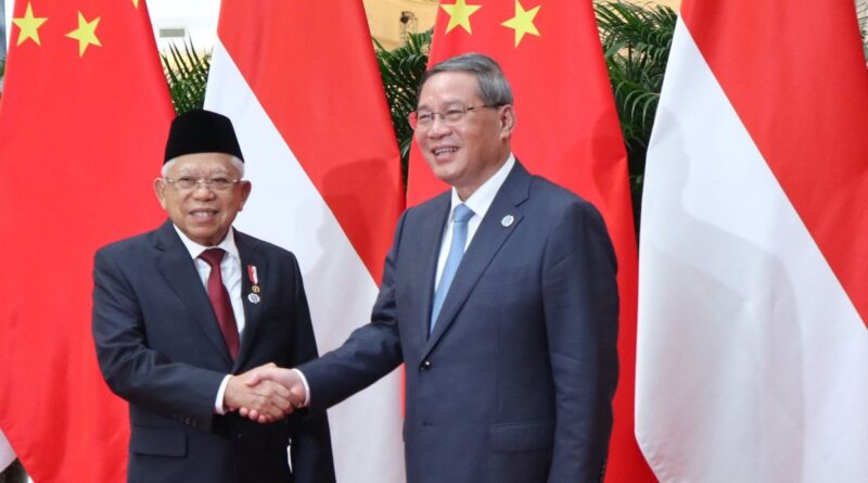 Wapres Ma'ruf Amin bertemu PM China Li Qiang