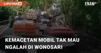 VIDEO: Viral Kemacetan Karena Mobil Tak Mau Ngalah di Jalan Wonosari - Jogja
