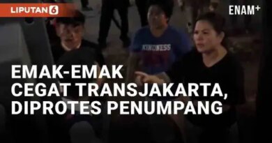 VIDEO: Viral Emak-Emak Bermobil Cegat TransJakarta, Diprotes Penumpang