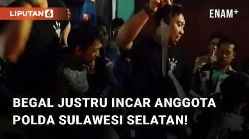 VIDEO: Salah Sasaran, Begal Justru Incar Anggota Resmob Polda Sulawesi Selatan!