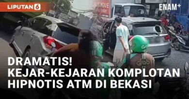 VIDEO: Dramatis! Warga Kejar Komplotan Kejahatan Hipnotis ATM di Bekasi