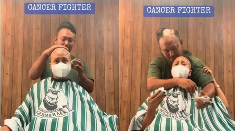 Momen emosional seorang suami yang rela botak demi menghidupi istrinya yang mengidap kanker menjadi viral, bisa dicegah