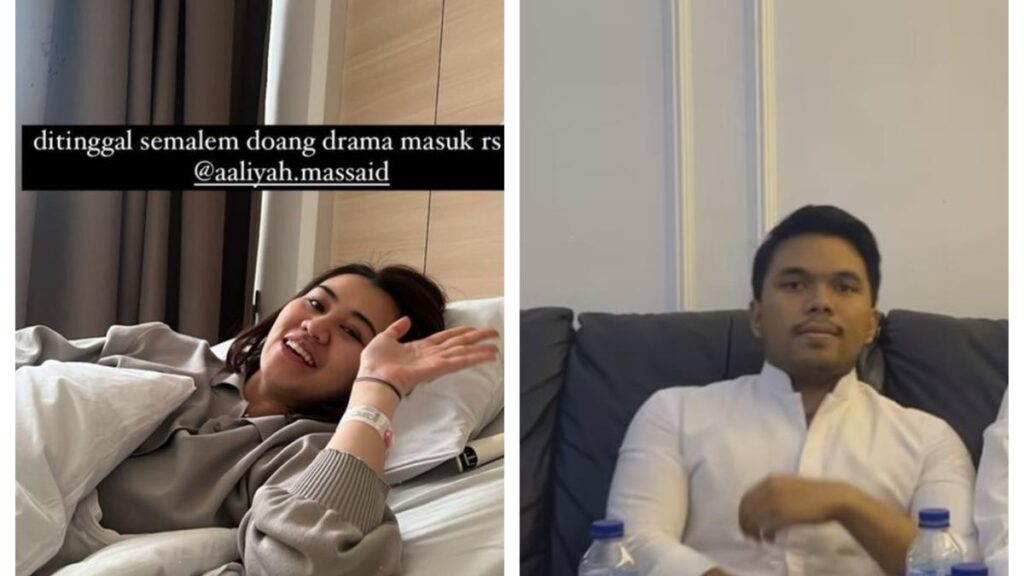 6 Potret Tariq Halilintar Kunjungi Aaliyah Massaid di RS, Makin Lengket