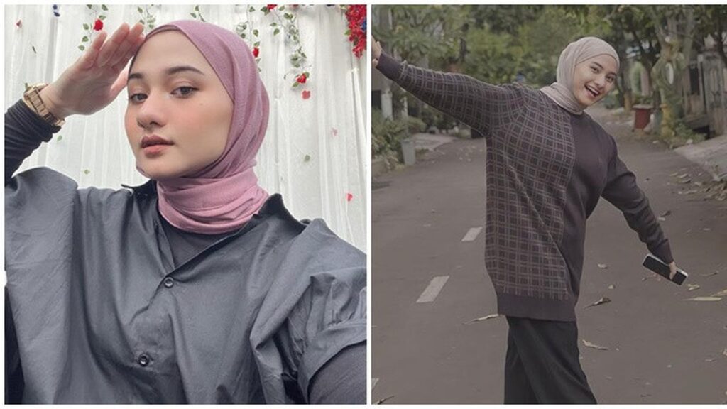 6 Potret Terbaru Nadzira Shafa, Istri Mendiang Ameer Azzikra, Gaya Hijab Disorot