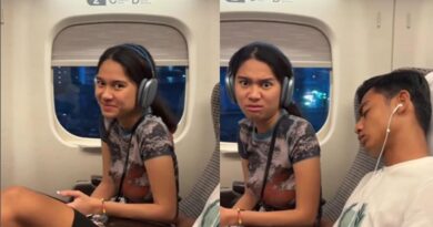Potret Arhan dan Azizah Salsha menaiki kereta cepat Shinkansen Jepang, bikin gemas