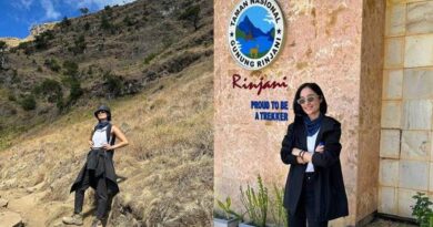 7 Potret Perjalanan Tatjana Saphira Mendaki Gunung Rinjani, Pendakian Pertamanya