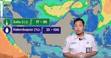 BMKG: Siklon tropis Koinu berpotensi picu hujan lebat di kota besar