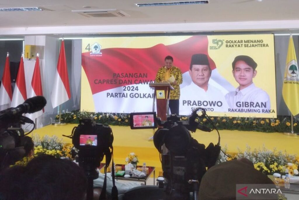 Golkar usulkan Gibran Rakabuming jadi bakal cawapres untuk Prabowo