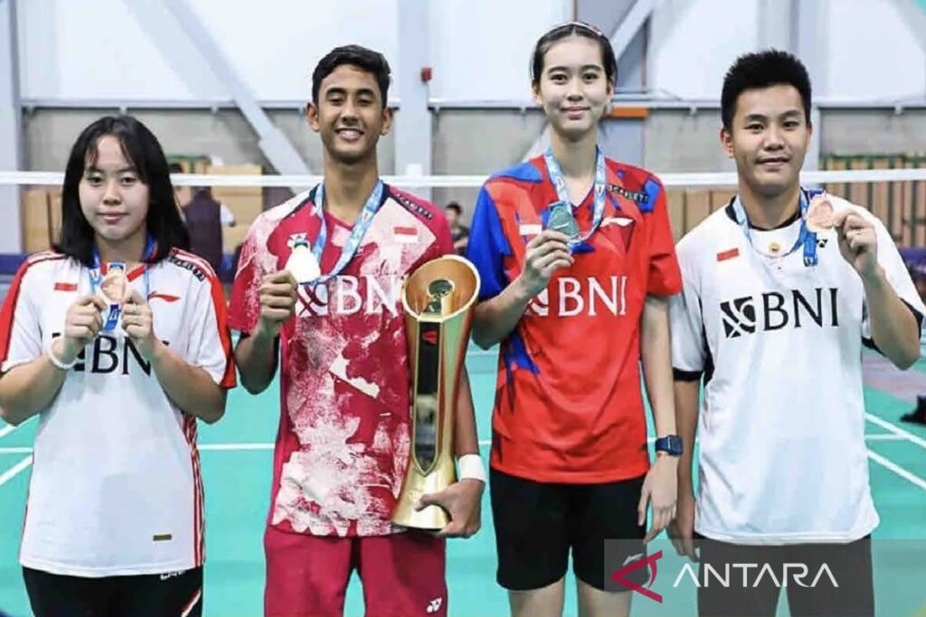 Kilau emas Garuda Muda di kejuaraan dunia junior BWF