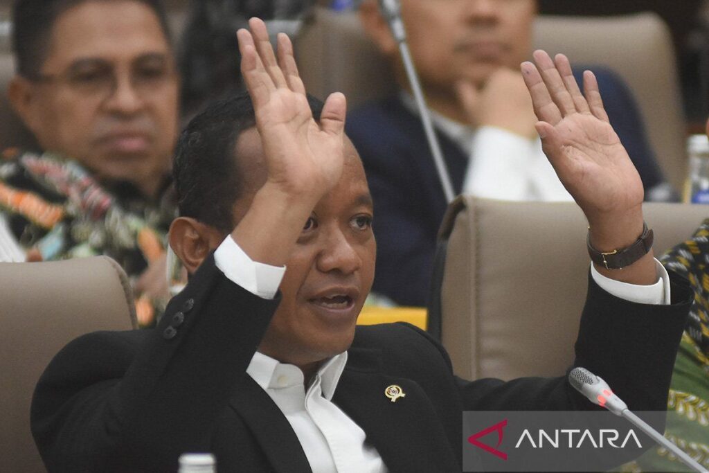 Bahlil: Jokowi minta PSN selesai di semester pertama 2024