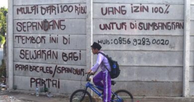 Tembok disewakan untuk APK kampanye di Bekasi