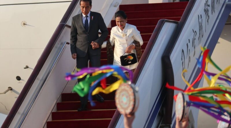 Presiden Jokowi tiba di China