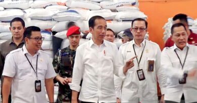 Presiden tinjau penyaluran bantuan pangan bulan November di Palembang