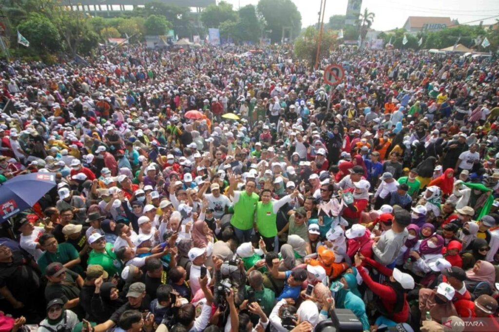 Anies-Muhaimin mulai rangkaian acara pendaftaran ke KPU RI