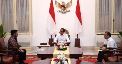 Jokowi terima kedatangan SYL di Istana Merdeka