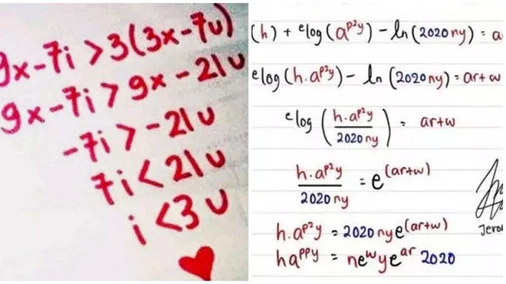 Hasil 6 rumus matematika ini bakal bikin kamu sedikit tersenyum, tetap harus berpikir keras