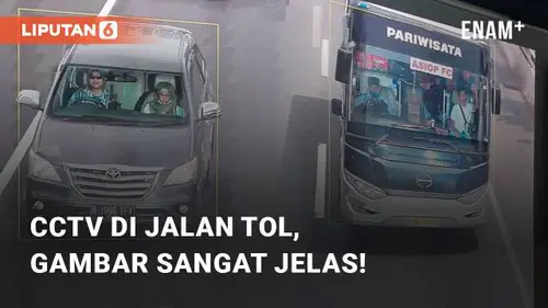 VIDEO: Beginilah Rekaman CCTV Di Jalan Tol, Tangkapan Gambar Sangat Jelas!