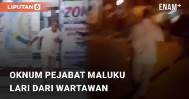 VIDEO: Viral Rekaman Oknum Pejabat Maluku Lari dari Wartawan