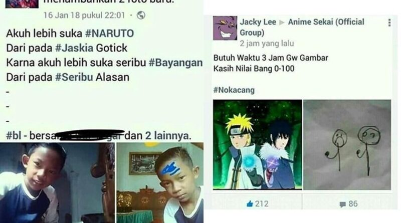 6 Status Facebook Lucu Bahas Naruto Ini Bikin Kamu Tertawa