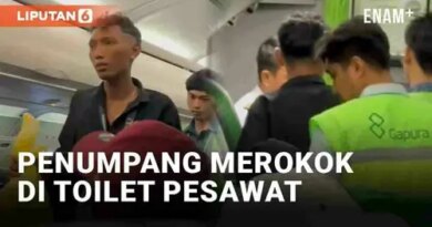 VIDEO: Viral Penumpang Citilink Merokok di Toilet Pesawat Rute Batam-Surabaya Diamankan Petugas
