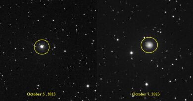 Menuju Bumi, komet raksasa ini diabadikan oleh para astronom saat meledak