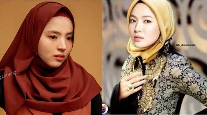 6 Editan Foto Jika Aktris Drama Korea Berhijab, Netizen: Menawan