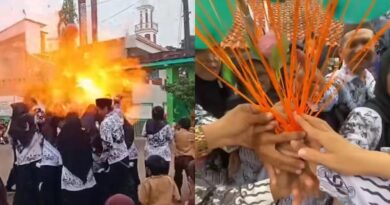 Viral Balon Meledak Saat Perayaan Hari Guru, Api Dipicu Korek Api