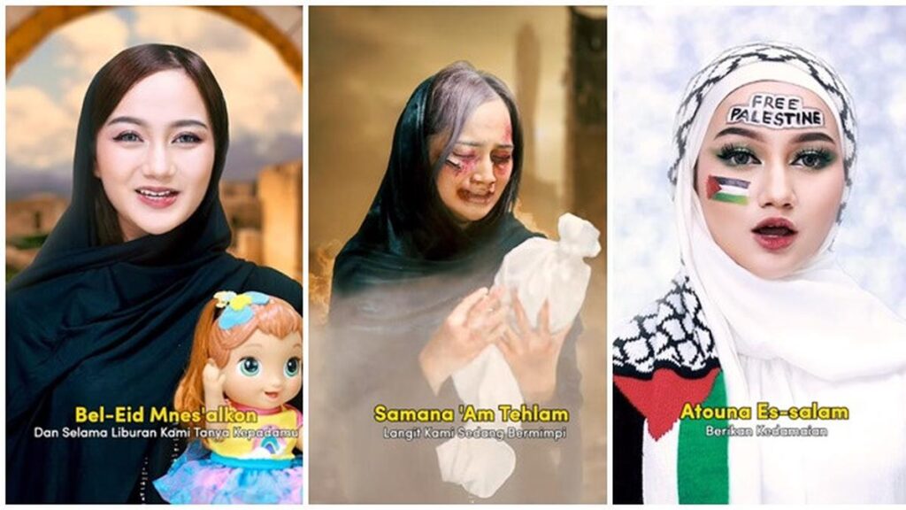 Didedikasikan untuk Palestina, Konten Riasan Kreator Nanda Arsyinta Ini Viral
