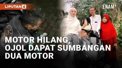 VIDEO: Usai Viral Motor Hilang, Driver Ojol di Bogor Dapat Dua Motor Pengganti dari Pengusaha dan Komunitas