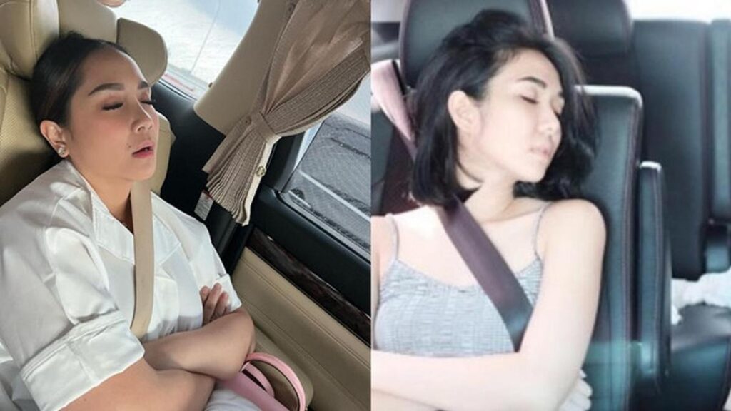 6 Pose Selebriti Saat Tidur di Mobil Ini Curi Perhatian, Netizen: Tetap Memesona