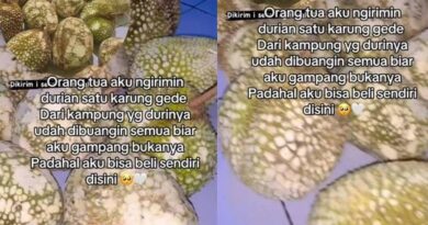 Viral Orang Tua Kirimkan Durian ke Anak yang Durinya Sudah Dicabut Ini Lucu